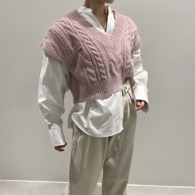 TRIPLE SEVEN東大門實拍女裝新品時尚職業吊帶背心馬海毛TRIPLE SEVEN吊帶/背心