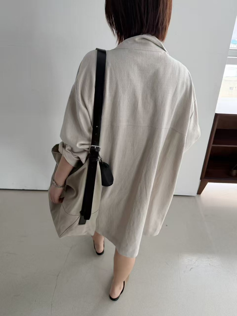 OLI SEOUL東大門直郵女士新品時尚人氣推薦休閑夾克亞麻OLI SEOUL夾克