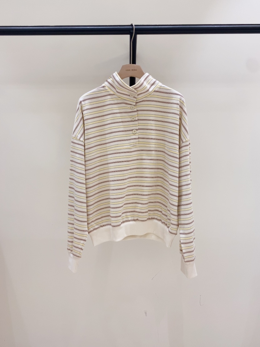 LOVE ROSIE韓國代購女裝新款真品職業26春夏長袖T恤條紋LOVE ROSIE長袖T恤圖色1