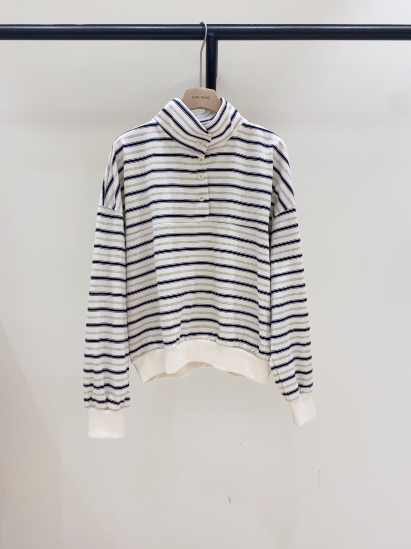 LOVE ROSIE韓國代購女裝新款真品職業26春夏長袖T恤條紋LOVE ROSIE長袖T恤圖色3