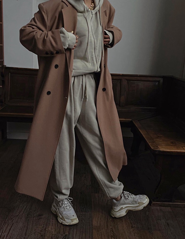 TRIPLE SEVEN韓國直郵女士新款時尚人氣推薦休閑中長款大衣TRIPLE SEVEN中長款大衣