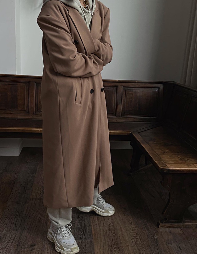 TRIPLE SEVEN韓國直郵女士新款時尚人氣推薦休閑中長款大衣TRIPLE SEVEN中長款大衣