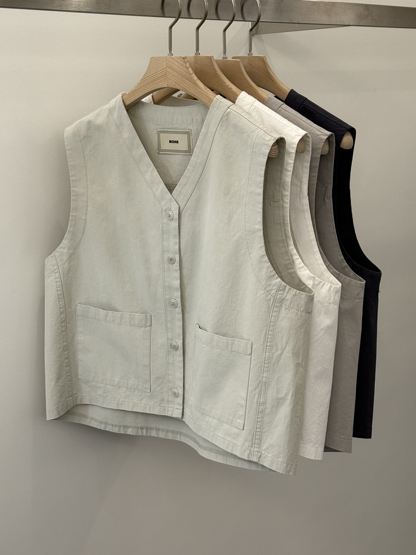 MONE-A韓國代購女士新品休閑人氣職業熱賣26春夏推薦馬甲MONE-A馬甲