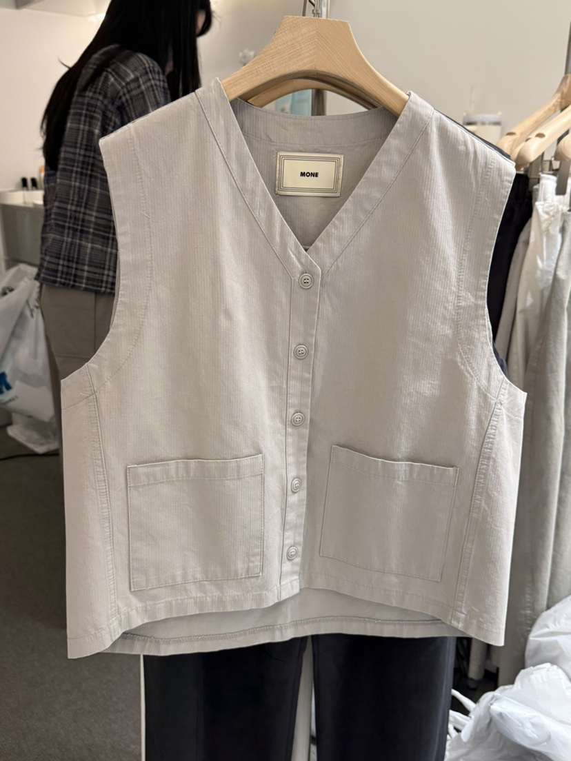 MONE-A韓國代購女士新品休閑人氣職業熱賣26春夏推薦馬甲MONE-A馬甲圖色3