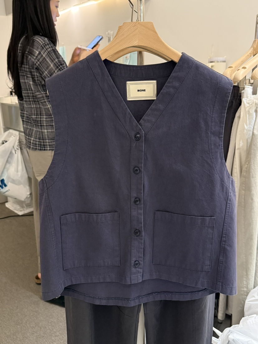 MONE-A韓國代購女士新品休閑人氣職業熱賣26春夏推薦馬甲MONE-A馬甲圖色4