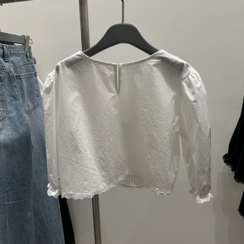 TARABY MOTION韓國直郵女裝新款休閑推薦26春夏襯衫蕾絲衫TARABY MOTION襯衫/蕾絲衫