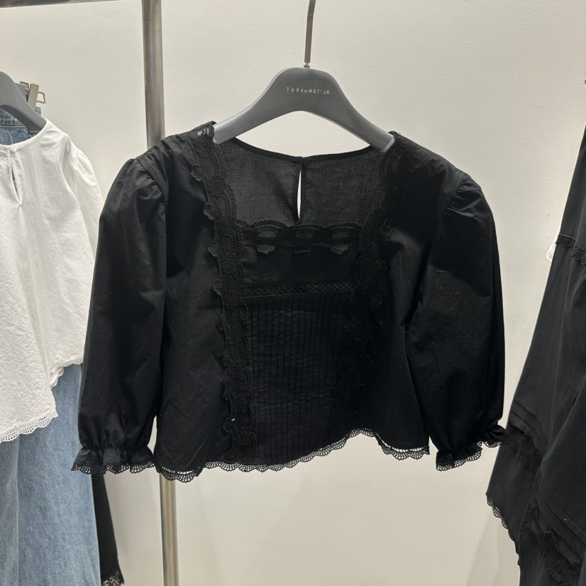TARABY MOTION韓國直郵女裝新款休閑推薦26春夏襯衫蕾絲衫TARABY MOTION襯衫/蕾絲衫圖色2