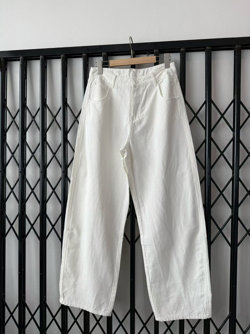 TUG韓國直郵實拍女裝新款26春夏職業時尚人氣休閑褲亞麻布TUG休閑褲圖色1