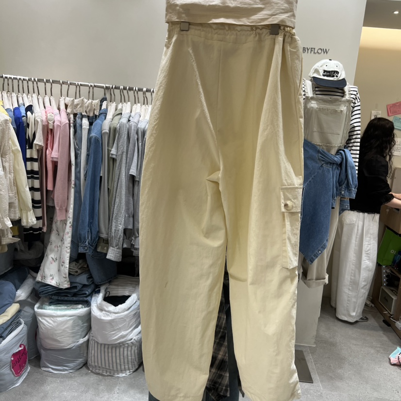 BY FLOW東大門代購女裝新品職業26春夏休閑推薦真品休閑褲BY FLOW休閑褲