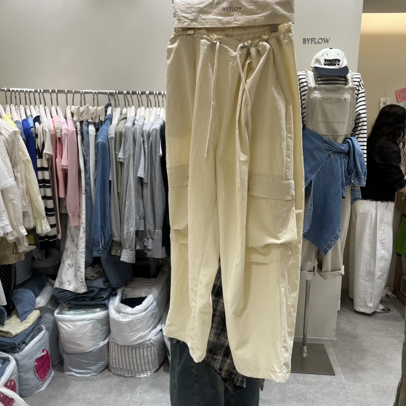 BY FLOW東大門代購女裝新品職業26春夏休閑推薦真品休閑褲BY FLOW休閑褲圖色1