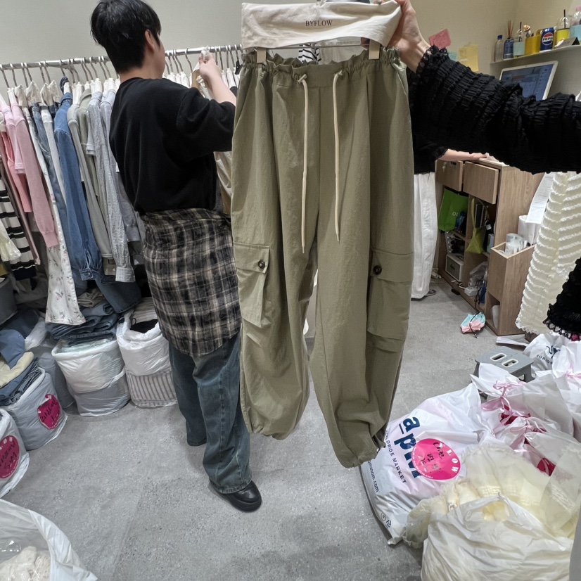 BY FLOW東大門代購女裝新品職業26春夏休閑推薦真品休閑褲BY FLOW休閑褲圖色2