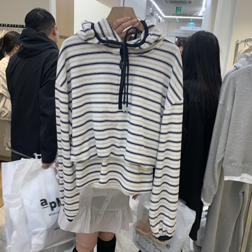 IR BIEN/BIENBIEN韓國代購女士新款時尚26春夏衛衣拉鏈兜帽IR BIEN/BIENBIEN衛衣圖色4