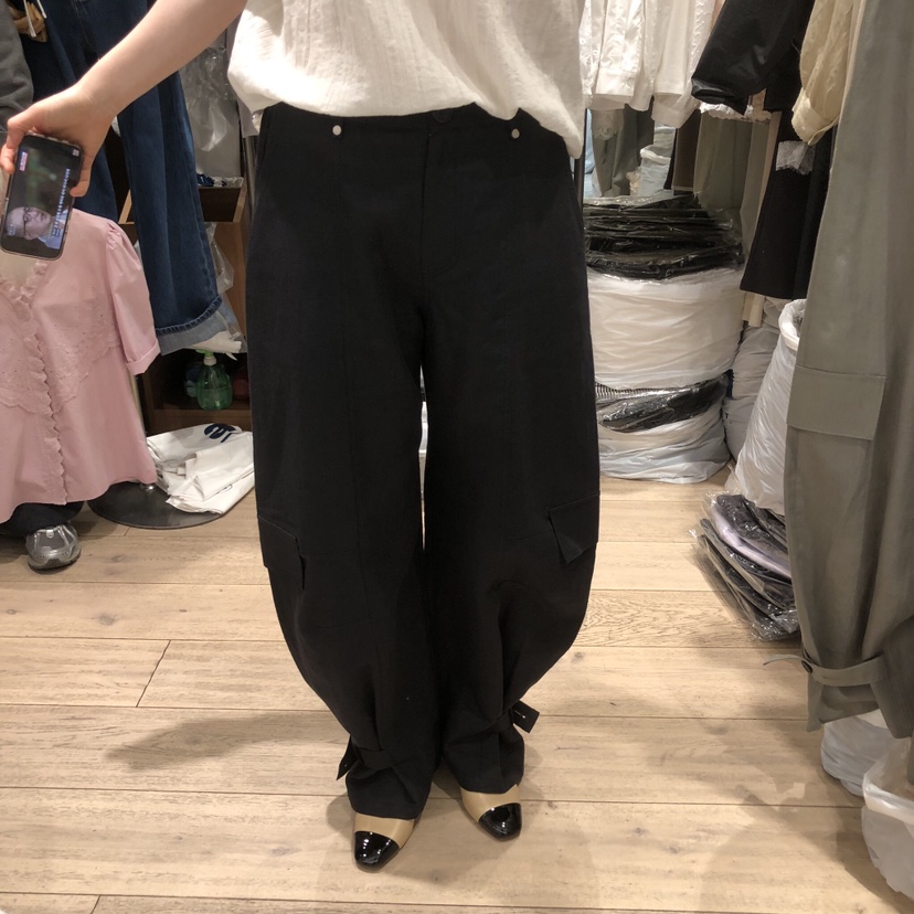 OGI東大門實拍女士新款時尚熱賣推薦職業26春夏休閑褲亞麻FLat OGI休閑褲圖色2