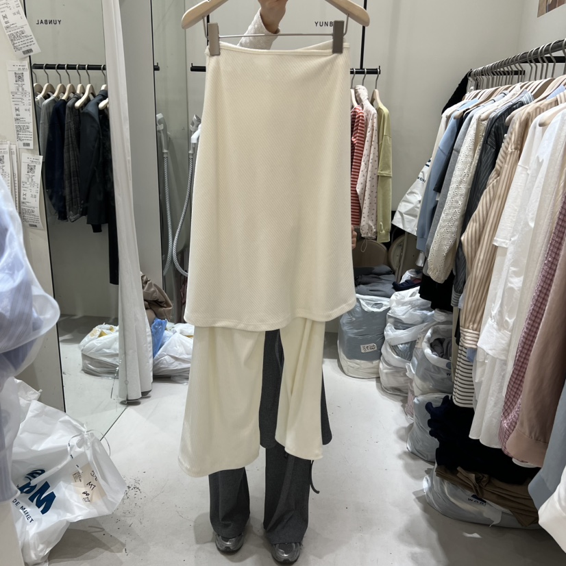 YUNBAL東大門實拍女士新品職業人氣時尚休閑套裝可拆卸羅紋YUNBAL套裝