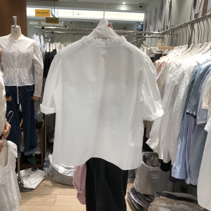 OGI韓國直郵女士新品職業休閑人氣熱賣26春夏推薦襯衫蕾絲衫FLat OGI襯衫/蕾絲衫