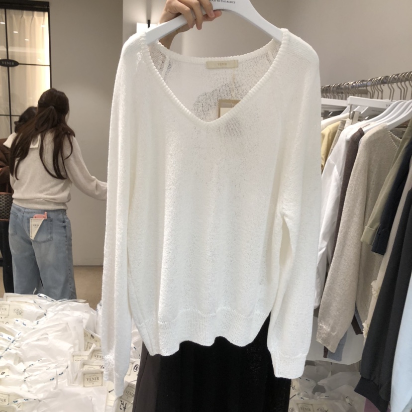 VENIR-a韓國代購女裝新款26春夏職業時尚熱賣推薦針織衫VENIR-a針織衫圖色1