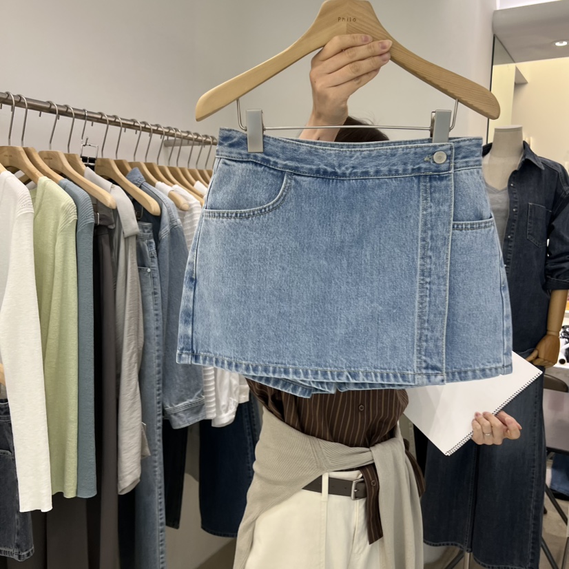 PHILO東大門代購女士新品真品26春夏熱賣休閑時尚裙褲裹身裙PHILO裙褲圖色2