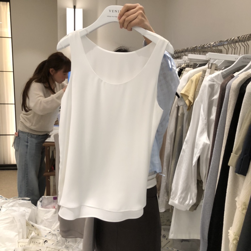 VENIR-a韓國直郵實拍女士新款推薦職業時尚人氣吊帶背心VENIR-a吊帶/背心圖色1
