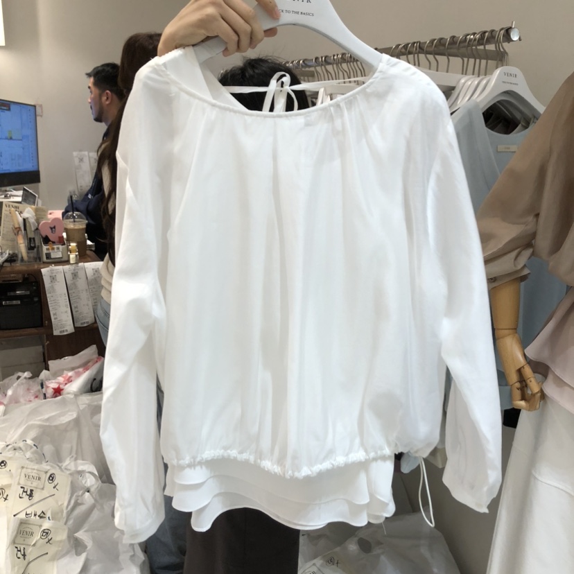 VENIR-a東大門直郵女士新款職業熱賣休閑真品襯衫蕾絲衫VENIR-a襯衫/蕾絲衫圖色2