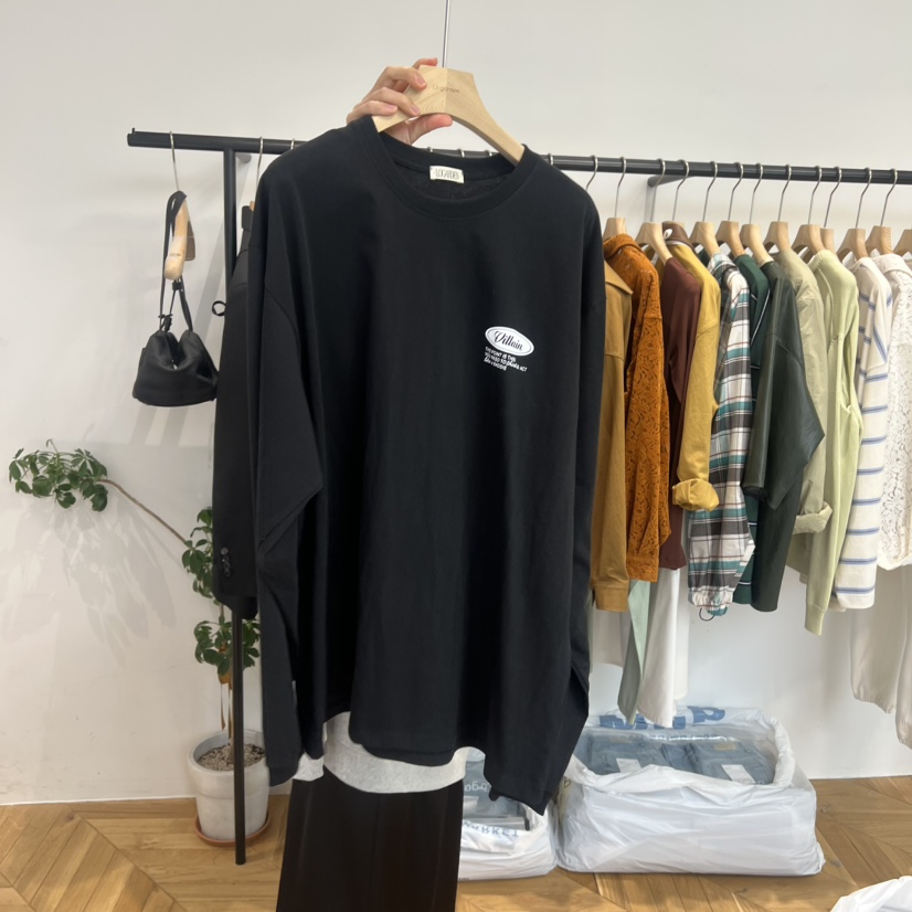 LOGARDEN東大門代購女士新品人氣推薦26春夏真品職業長袖T恤LO GARDEN長袖T恤圖色3