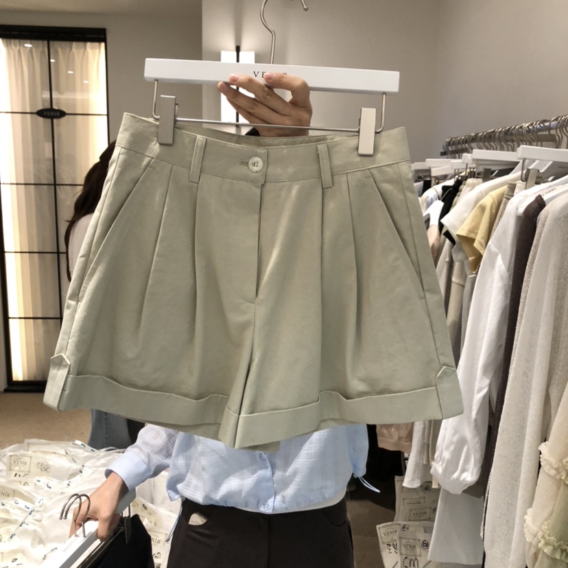 VENIR-a韓國代購女士新款時尚人氣推薦26春夏熱賣休閑短褲VENIR-a短褲圖色1