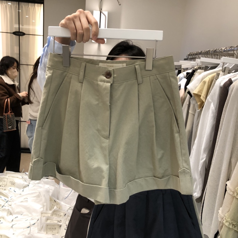 VENIR-a韓國代購女士新款時尚人氣推薦26春夏熱賣休閑短褲VENIR-a短褲圖色3