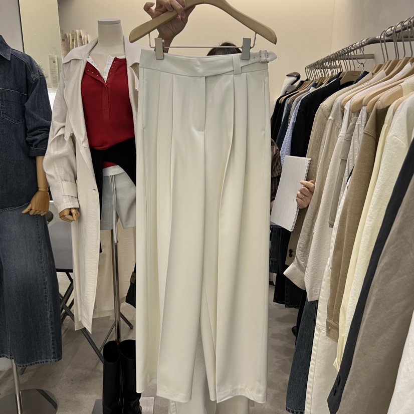 PHILO韓國代購女裝新品時尚人氣熱賣真品職業休閑休閑褲透明PHILO休閑褲圖色2