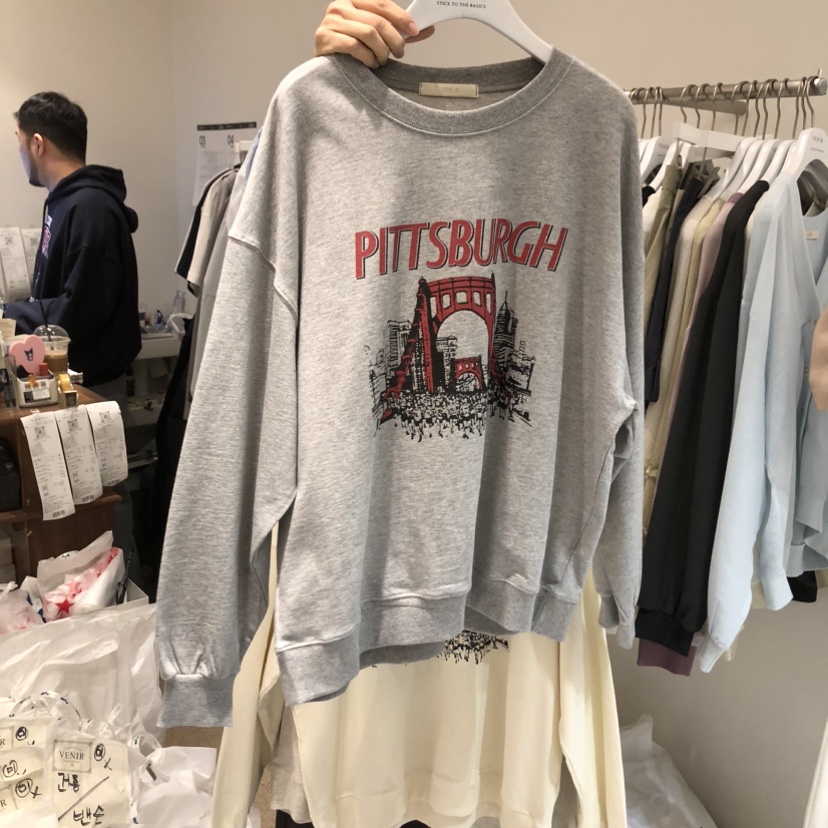 VENIR-a東大門代購女裝新品熱賣休閑真品推薦26春夏衛衣VENIR-a衛衣圖色1