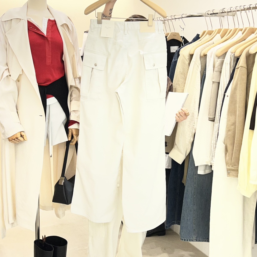 PHILO韓國東大門直郵女裝新品時尚休閑26春夏休閑褲工裝褲PHILO休閑褲