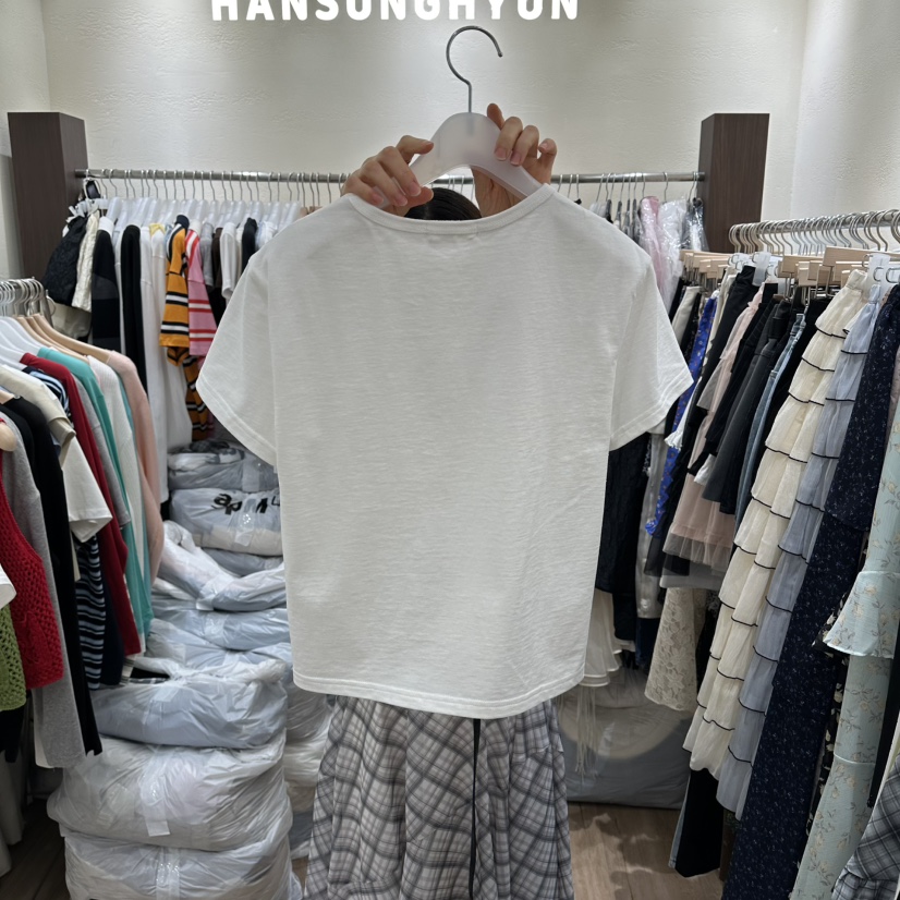 HANSUNGHYUN東大門直郵女士新品休閑職業熱賣人氣推薦T恤棉HANSUNGHYUNT恤