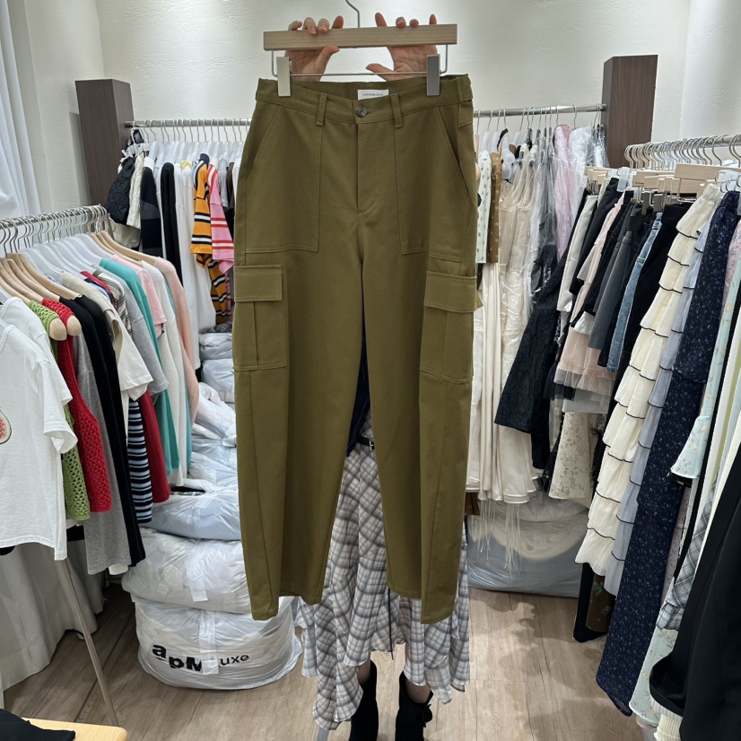 HANSUNGHYUN韓國代購女士新品職業26春夏熱賣休閑褲工裝褲HANSUNGHYUN休閑褲圖色1