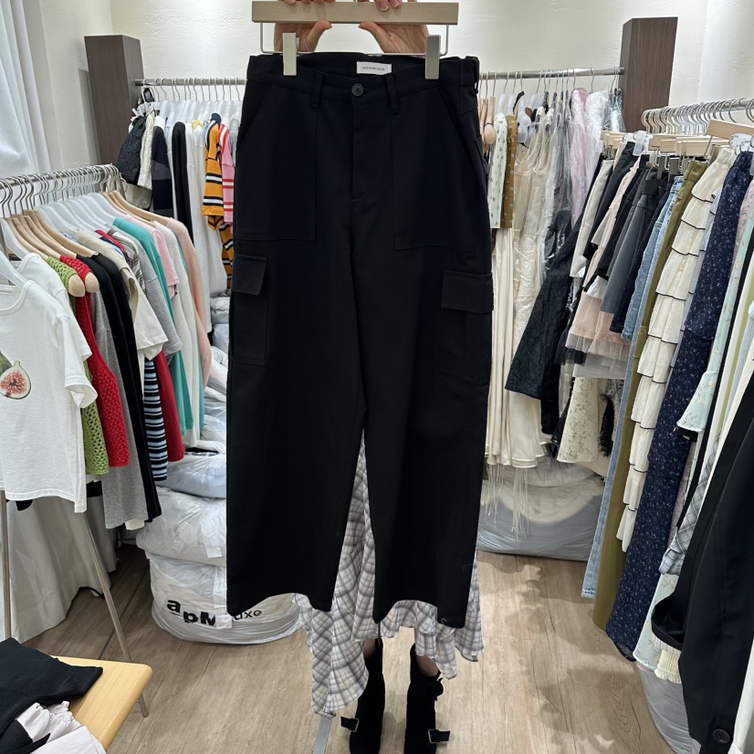 HANSUNGHYUN韓國代購女士新品職業26春夏熱賣休閑褲工裝褲HANSUNGHYUN休閑褲圖色2