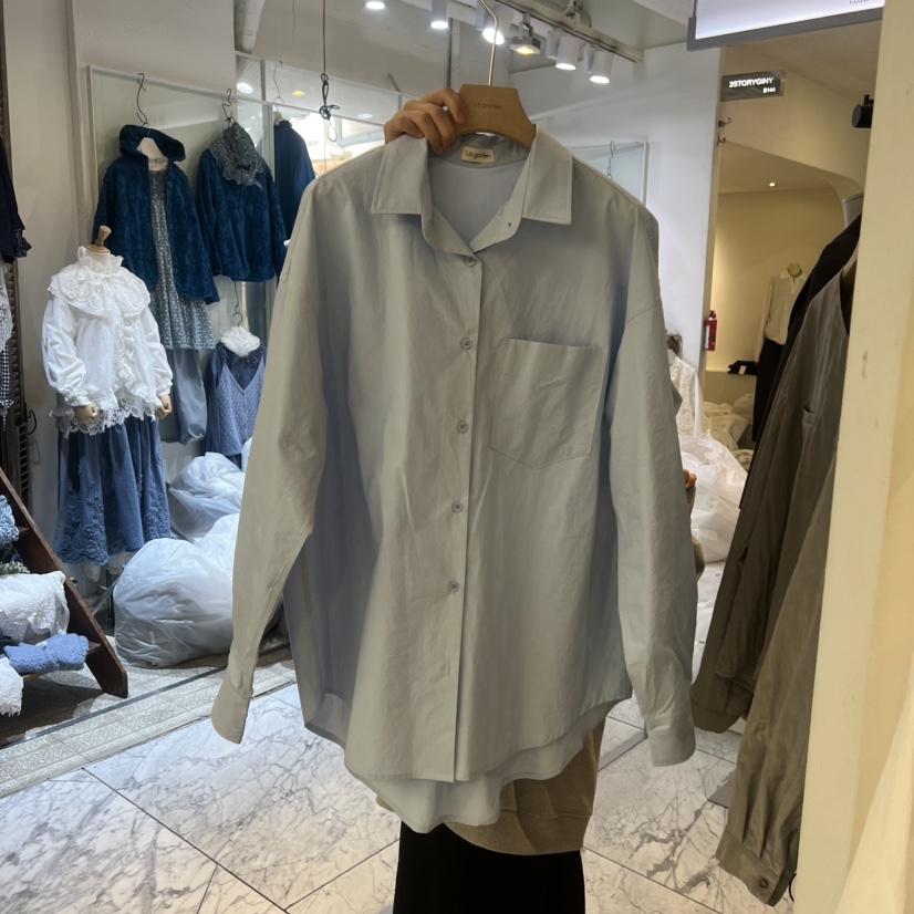 LOGARDEN韓國東大門代購女士新品時尚職業人氣襯衫蕾絲衫LO GARDEN襯衫/蕾絲衫圖色2