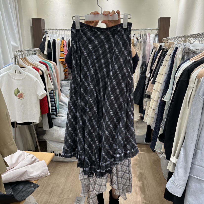 HANSUNGHYUN韓國直郵女裝新款職業時尚真品人氣熱賣長裙雪紡HANSUNGHYUN長裙圖色3