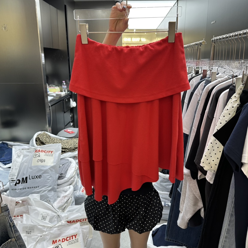 MADCITY/SAGAFURS韓國代購女裝新款時尚半身裙中短裙披肩MADCITY/SAGAFURS半身裙/中短裙圖色1