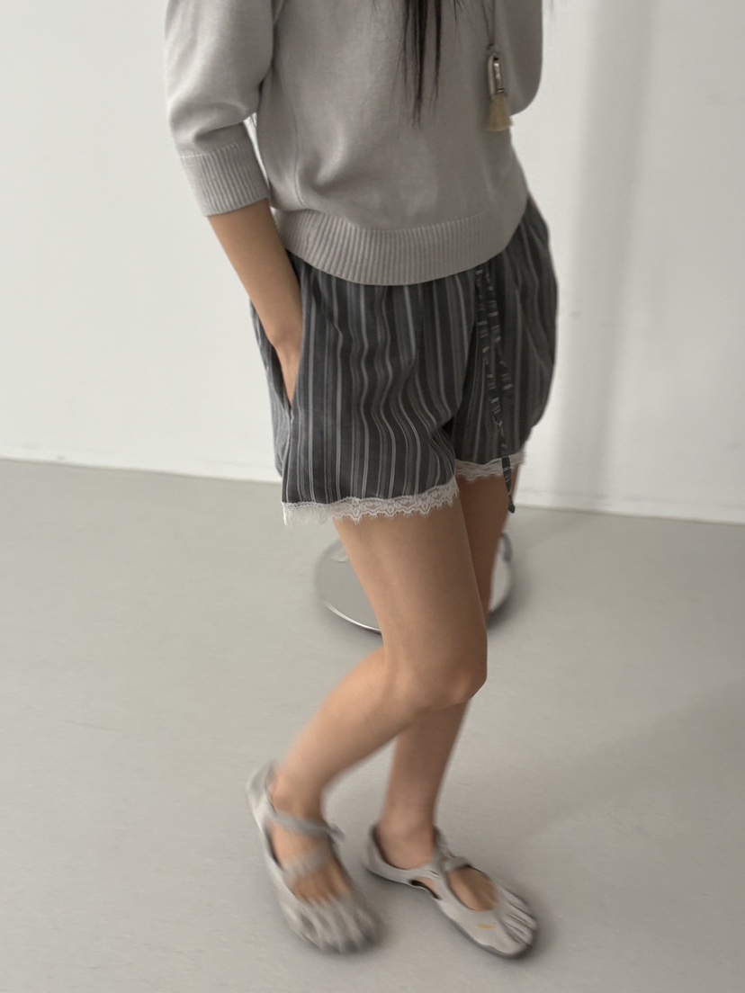 TORRE韓國直郵實拍女士新品26春夏時尚熱賣推薦職業短褲蕾絲TORRE短褲
