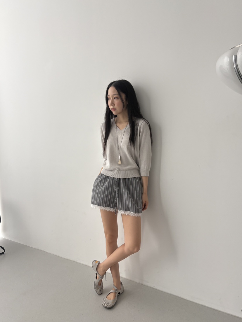 TORRE韓國直郵實拍女士新品26春夏時尚熱賣推薦職業短褲蕾絲TORRE短褲