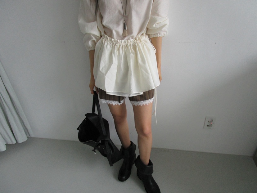 TORRE韓國直郵實拍女士新品26春夏時尚熱賣推薦職業短褲蕾絲TORRE短褲