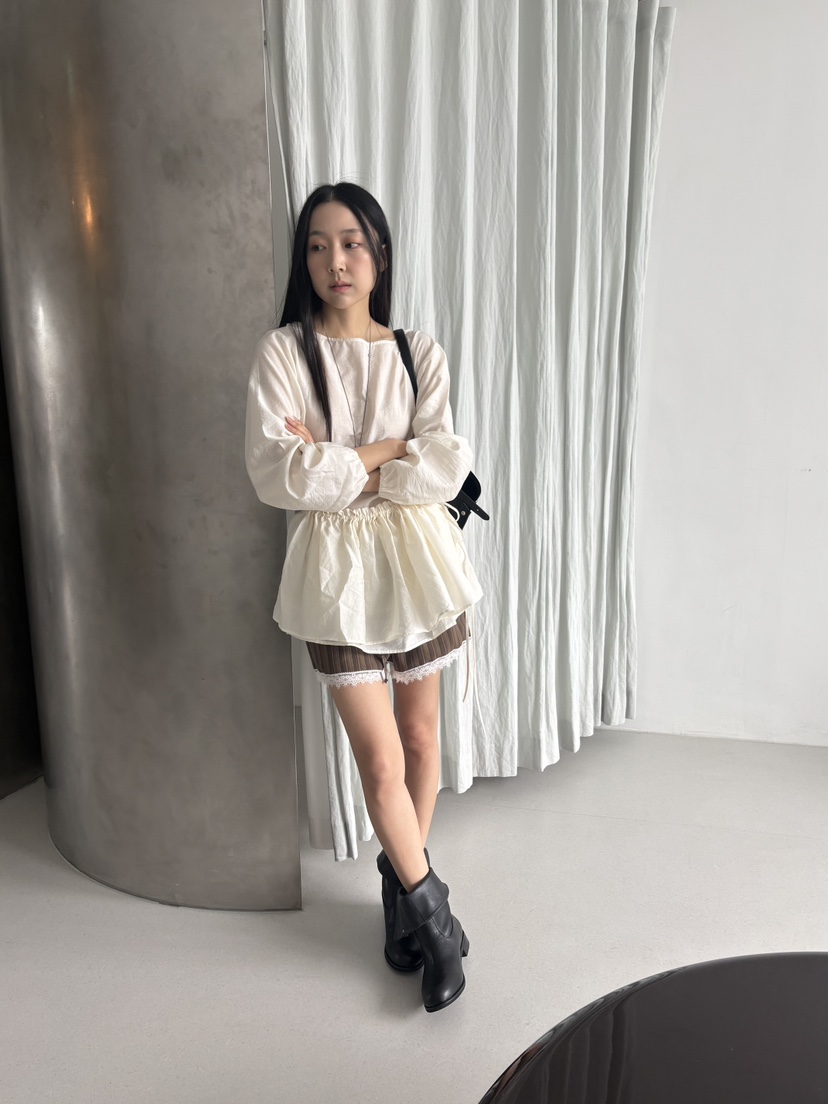 TORRE韓國直郵實拍女士新品26春夏時尚熱賣推薦職業短褲蕾絲TORRE短褲