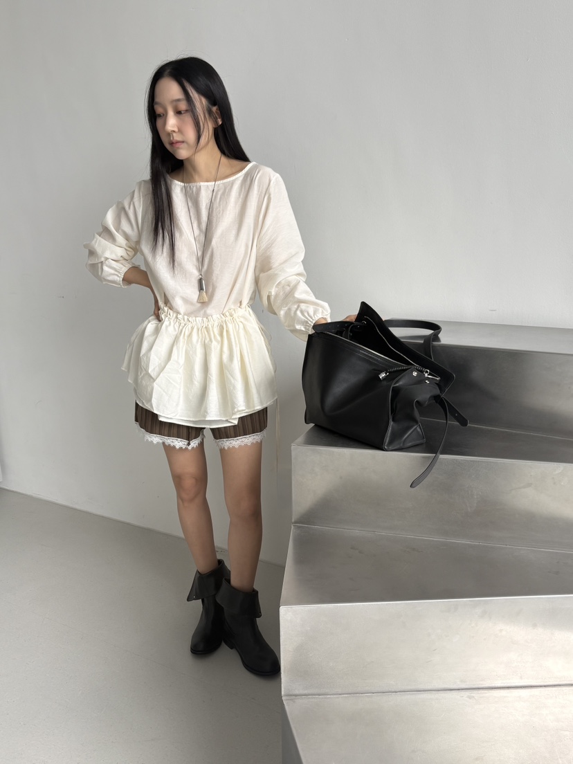 TORRE韓國直郵實拍女士新品26春夏時尚熱賣推薦職業短褲蕾絲TORRE短褲