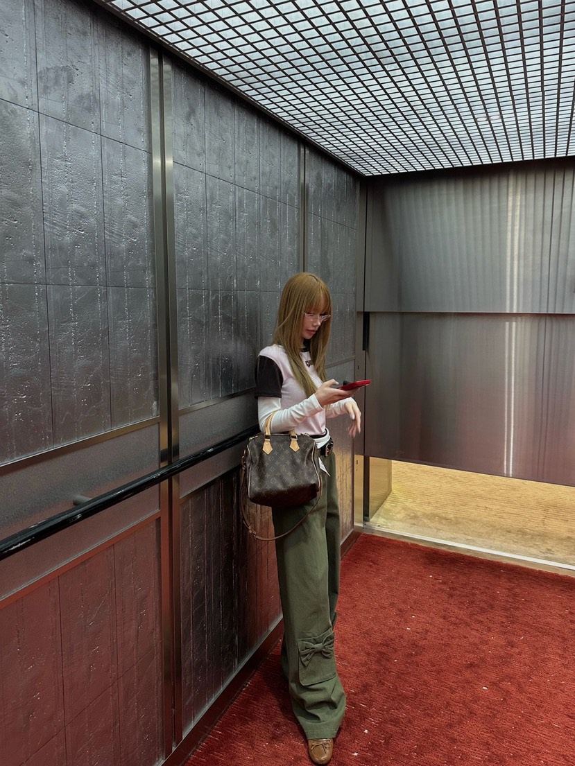 ZEROZERO韓國東大門直郵女士新款人氣休閑褲不含腰帶口袋鏤空ZEROZERO休閑褲