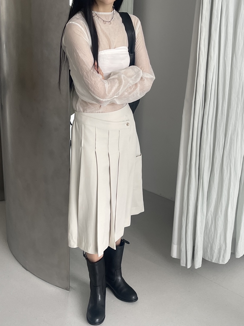 TORRE韓國直郵實拍女裝新款26春夏人氣推薦熱賣半身裙中短裙TORRE半身裙/中短裙