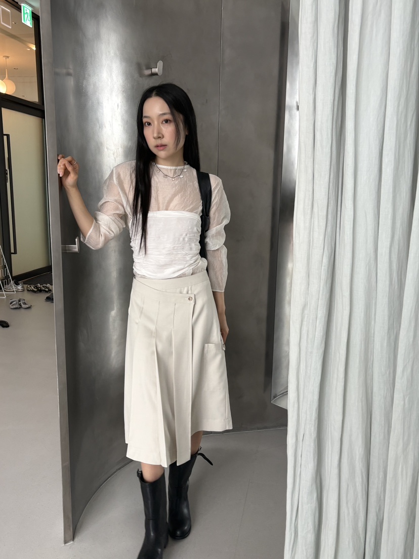 TORRE韓國直郵實拍女裝新款26春夏人氣推薦熱賣半身裙中短裙TORRE半身裙/中短裙