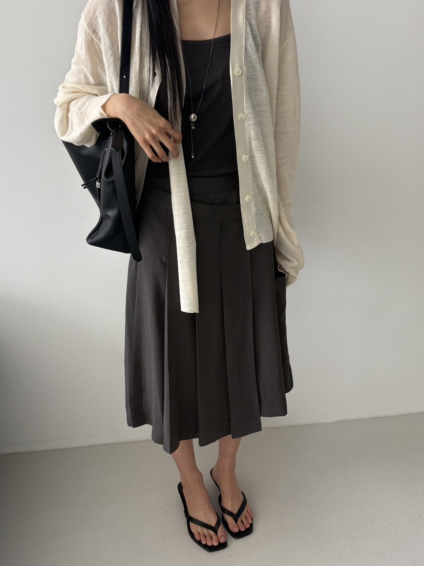 TORRE韓國直郵實拍女裝新款26春夏人氣推薦熱賣半身裙中短裙TORRE半身裙/中短裙