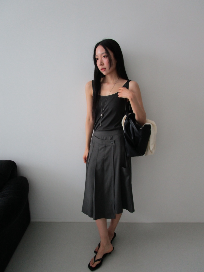 TORRE韓國直郵實拍女裝新款26春夏人氣推薦熱賣半身裙中短裙TORRE半身裙/中短裙