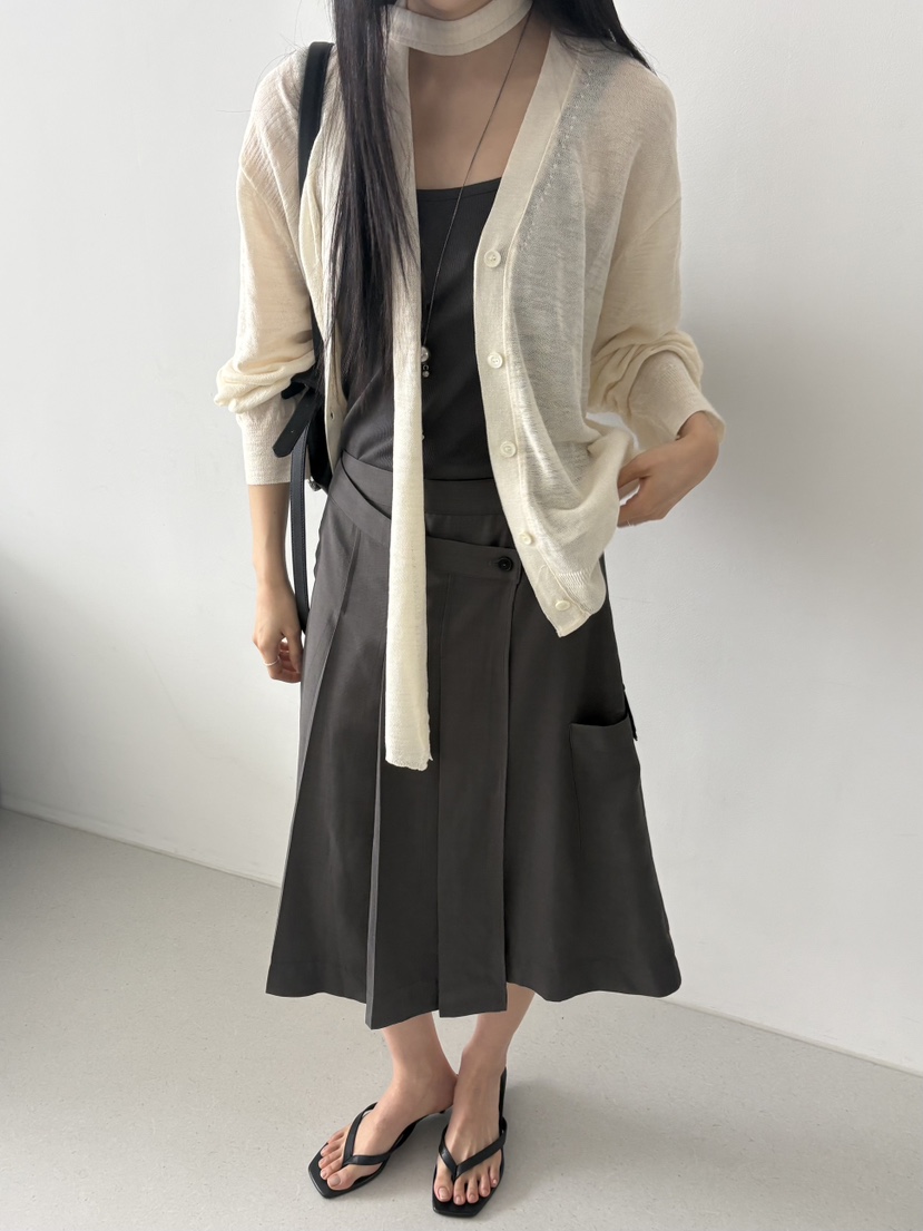 TORRE韓國直郵實拍女裝新款26春夏人氣推薦熱賣半身裙中短裙TORRE半身裙/中短裙