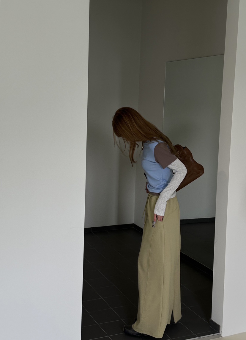 ZEROZERO韓國直郵實拍女裝新品熱賣時尚職業26春夏長裙鏤空ZEROZERO長裙