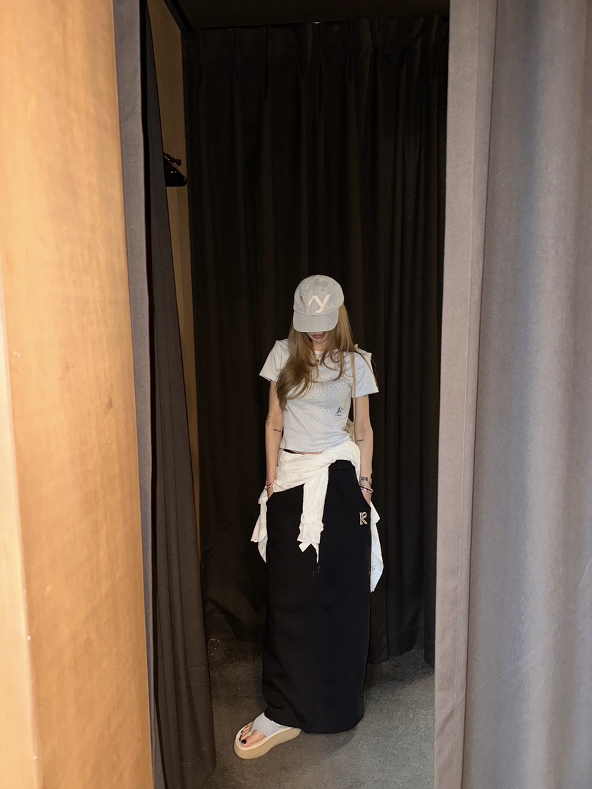 ZEROZERO韓國直郵實拍女裝新品熱賣時尚職業26春夏長裙鏤空ZEROZERO長裙