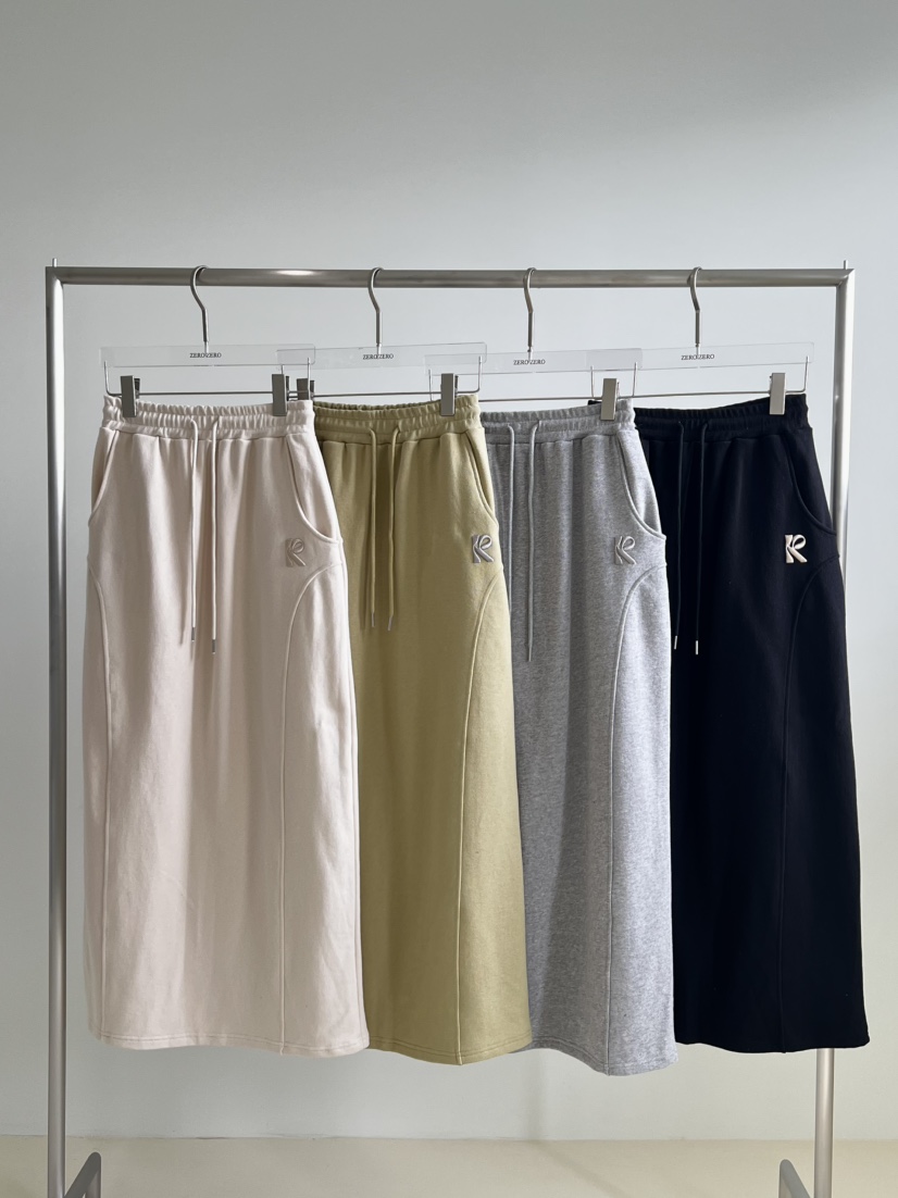 ZEROZERO韓國直郵實拍女裝新品熱賣時尚職業26春夏長裙鏤空ZEROZERO長裙