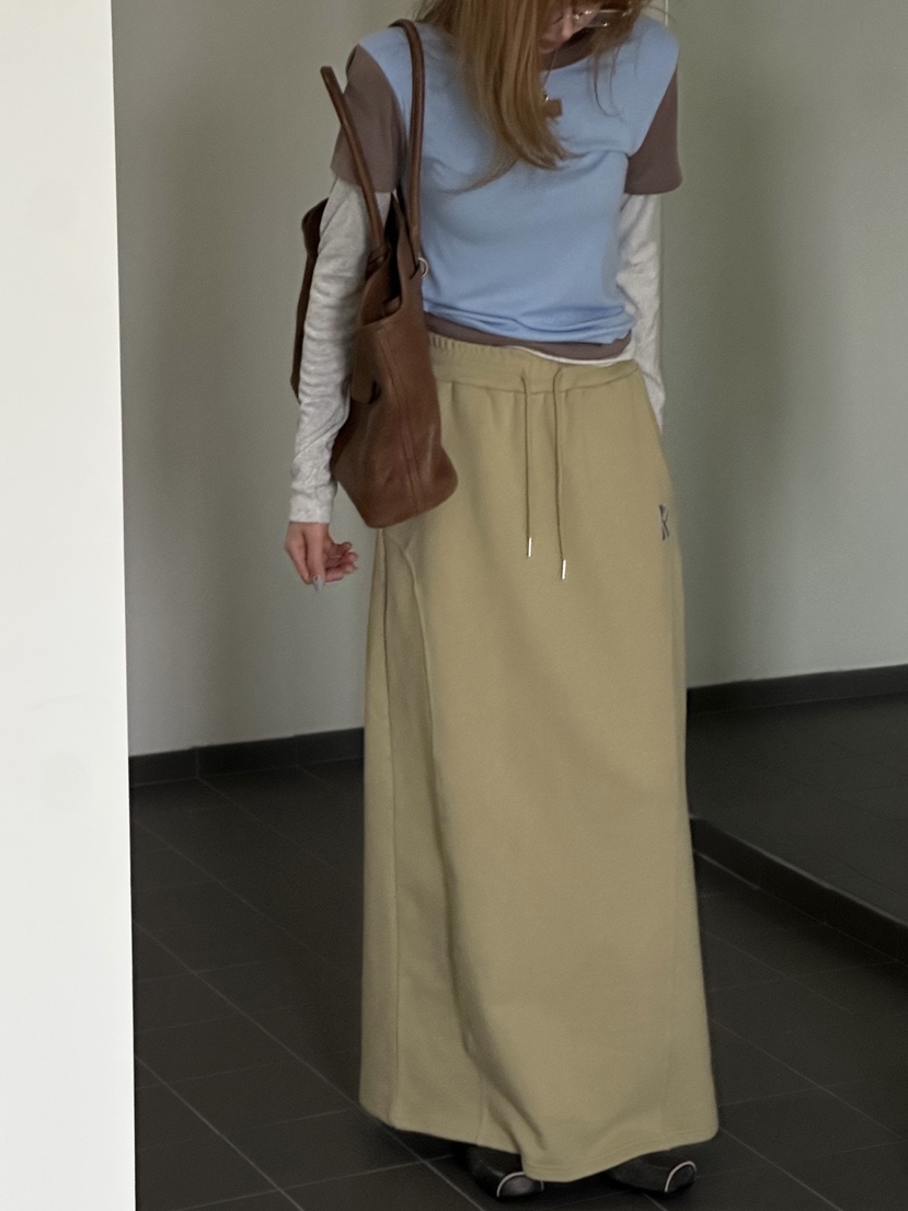 ZEROZERO韓國直郵實拍女裝新品熱賣時尚職業26春夏長裙鏤空ZEROZERO長裙圖色1